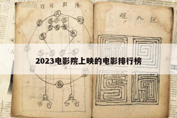 2023电影院上映的电影排行榜